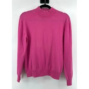 Vintage Lord & Taylor Two Ply Cashmere Sweater Women's Size S Pink Quiet Luxury
